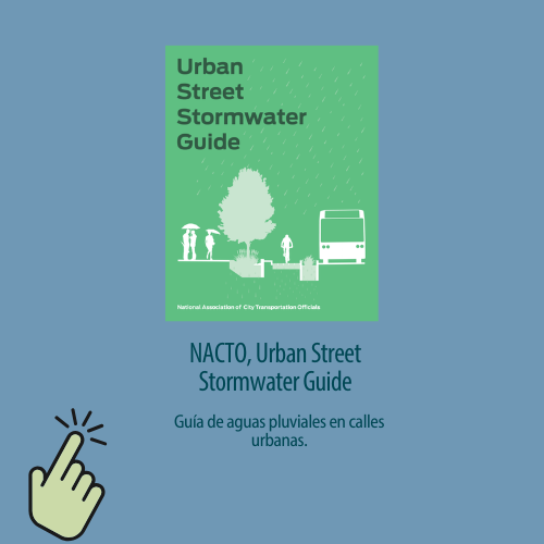 Botón de la Guía de aguas pluviales en calles urbanas