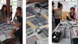 Personas en un taller participativo.